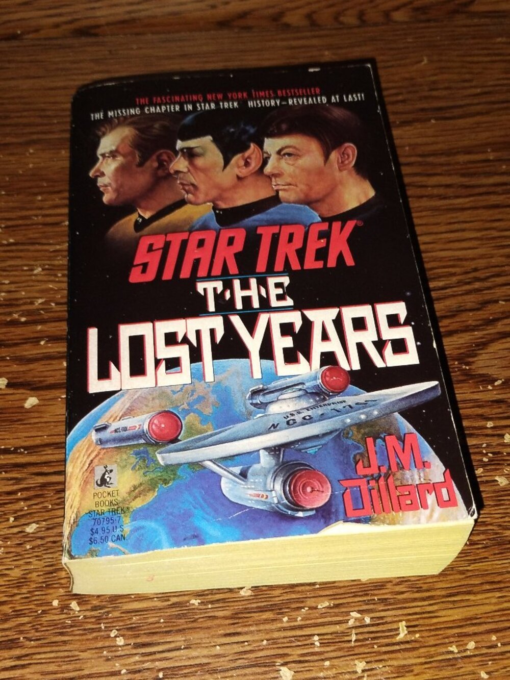 Star Trek - The Lost Years Paperback book (1990,J.M. Dillard)
